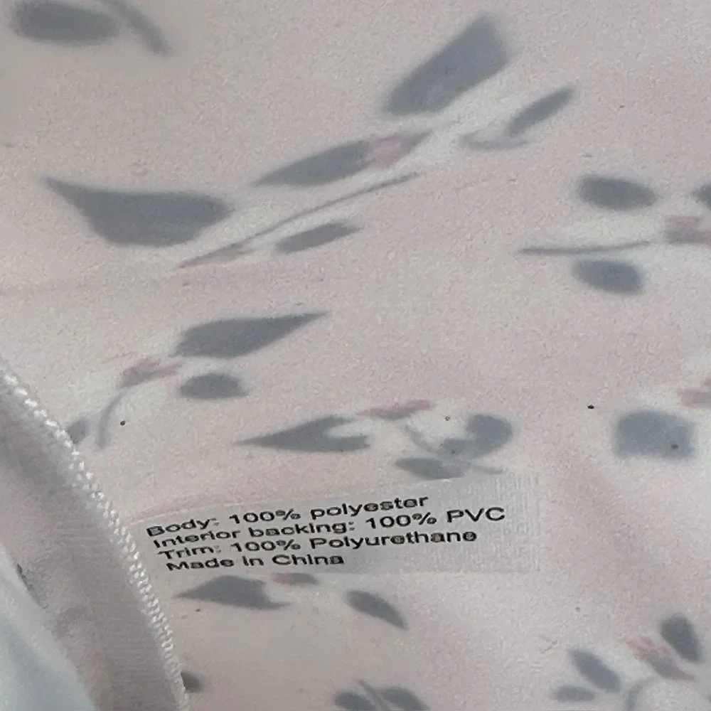 Kate Spade Aster Print Make Up Bag Zip Waterproof Liner Beach Travel Feminine